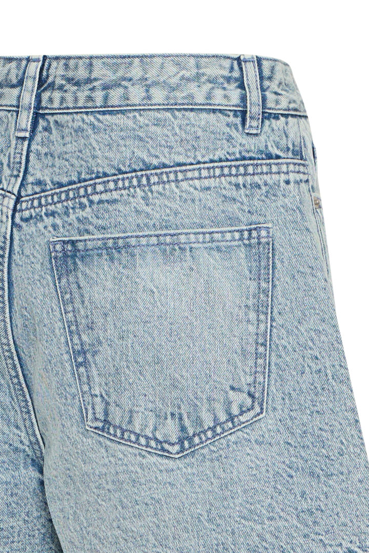 ICHI Aveny Shorts - IHAveny SHO Washed Light Blue