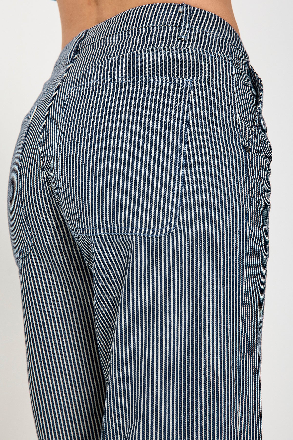 Freequent Melly Stribede Bukser - FQMelly Pants