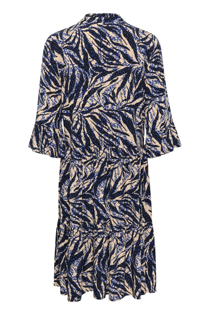 Saint Tropez Eda Dress - Edasz Blå / Sort