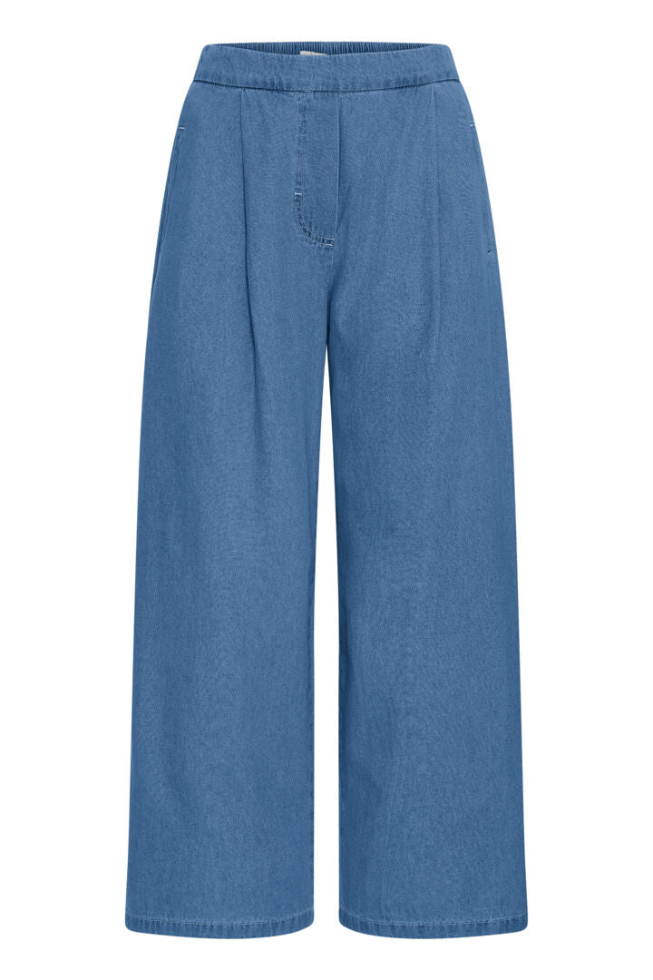 ICHI Archer Denim Bukser Ankle - IHArcher PA Medium Blue