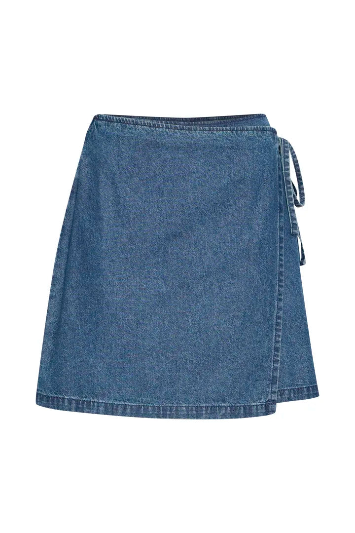 ICHI Dallas Denim Nederdel - IHDallas SK