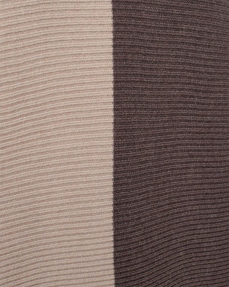 Freequent Mille Strik Bluse - FQMILLE - Beige med brun