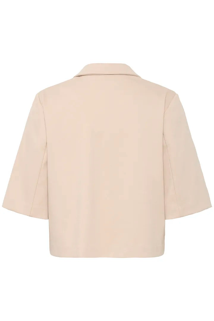 ICHI Kate Sus Cropped Blazer - IHKate BL