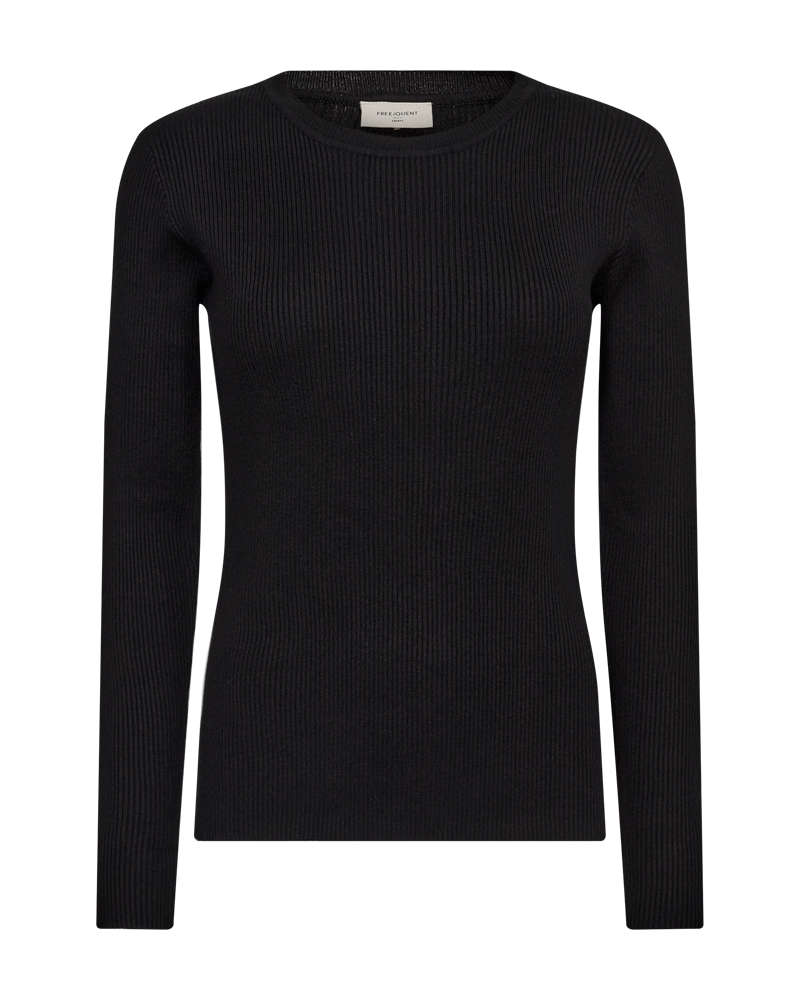 Freequent Clauda Rib Pullover - FQCLAUDA Sort