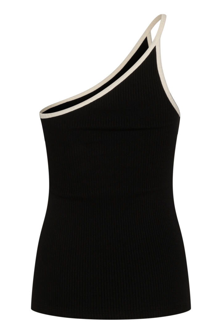 Soaked In Luxury Simone Strap Top - SLSIMONE Black