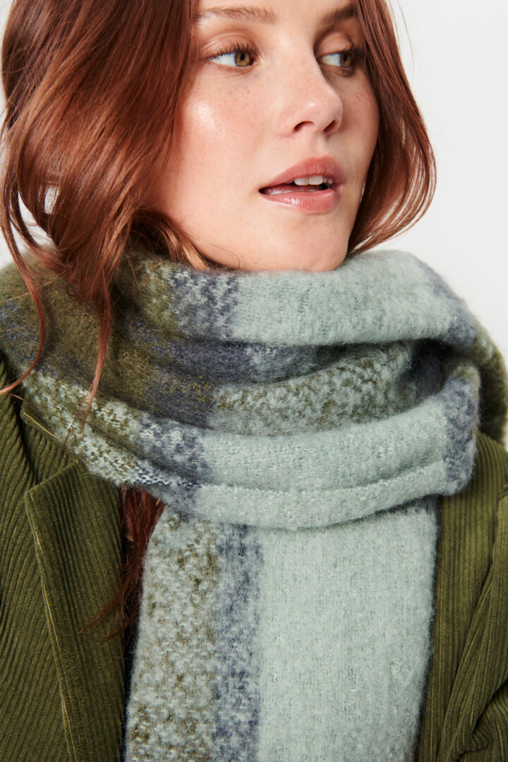 Saint Tropez Aberte Halstørklæde - ABERTESZ SCARF - Iceberg Green