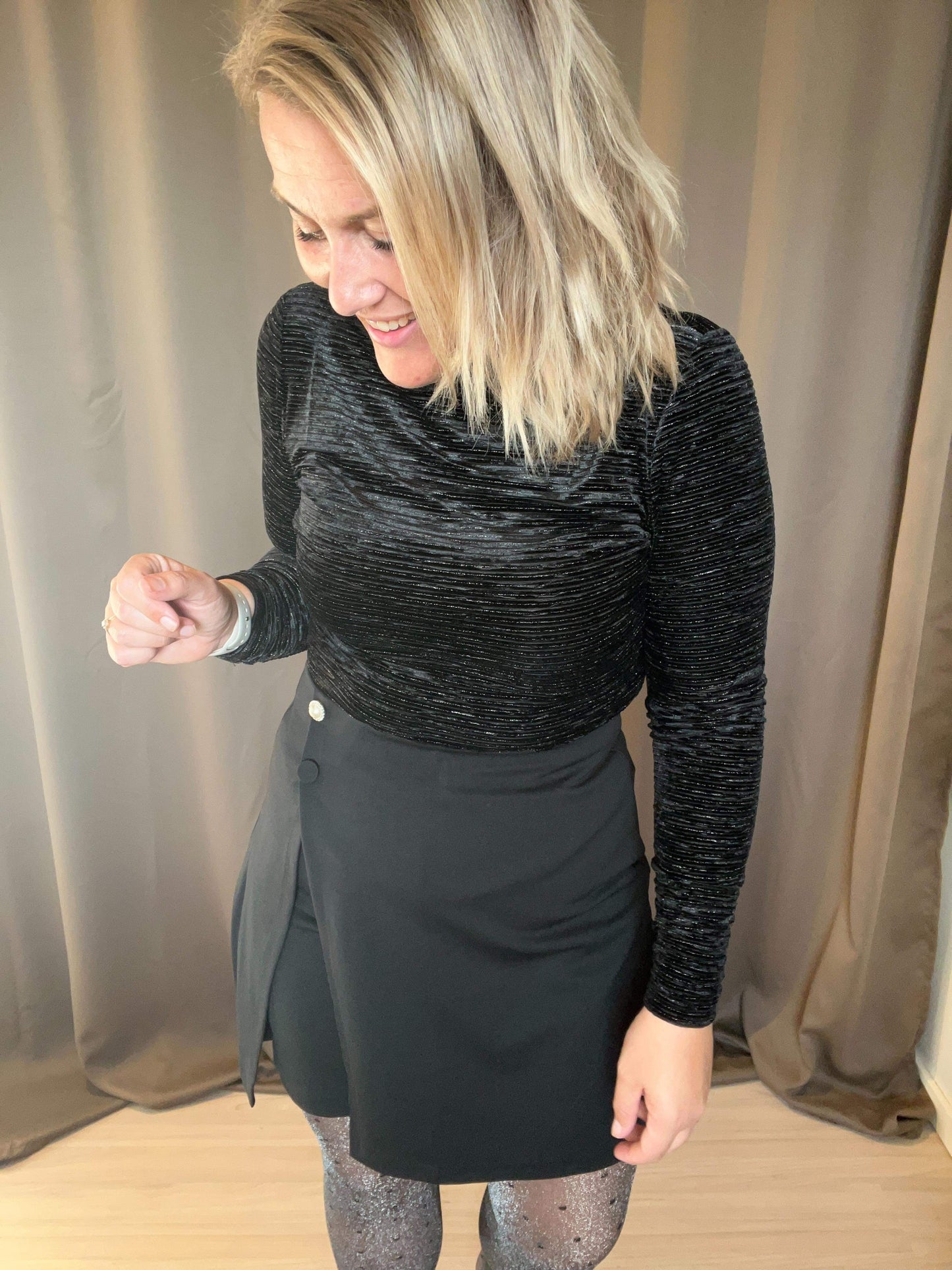 Freequent Nanni Skirt/Nederdel - FQNANNI Skirt Sort