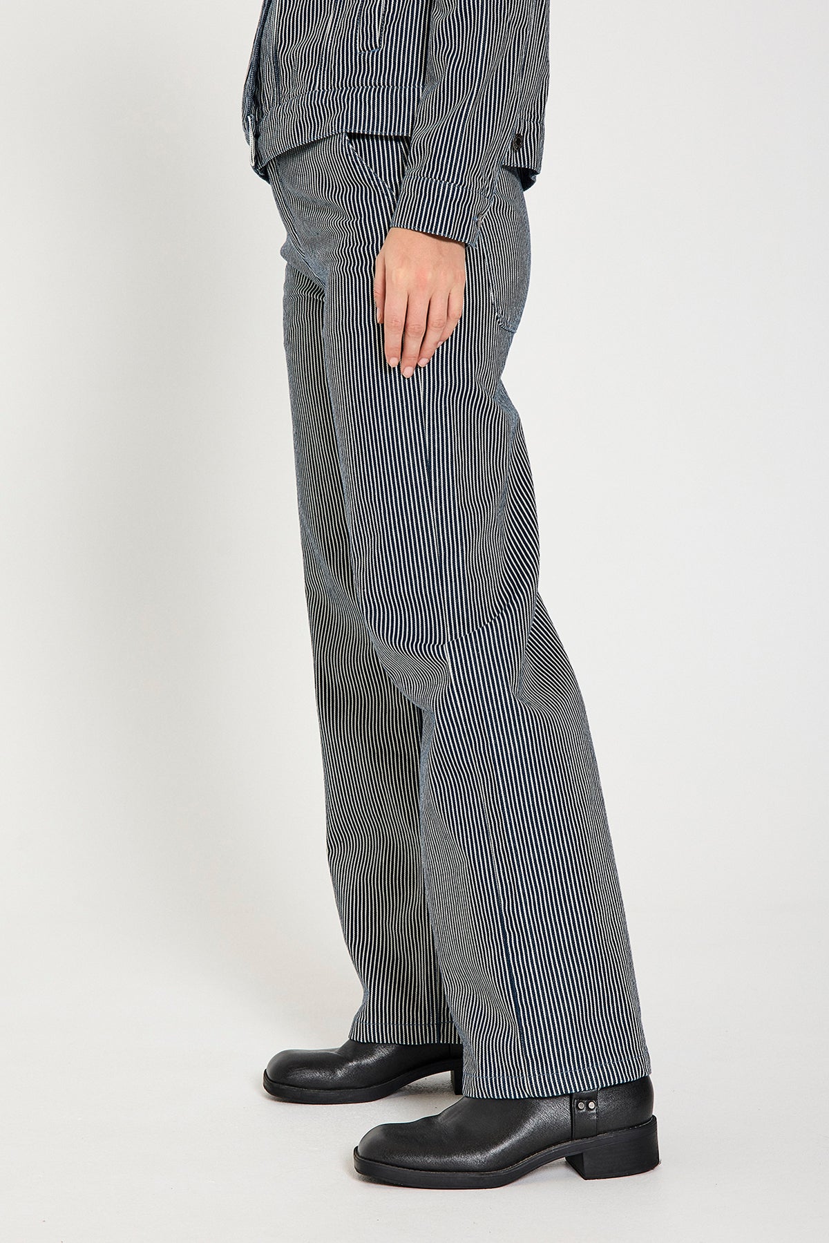 Freequent Melly Stribede Bukser - FQMelly Pants