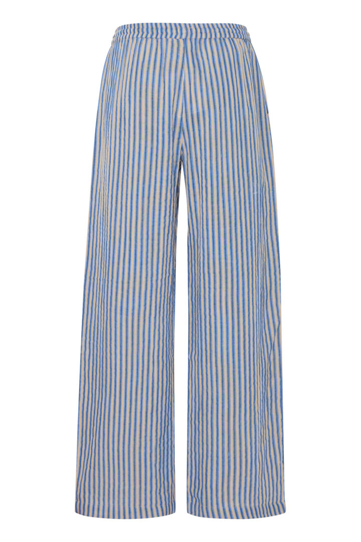ICHI Foxa Stribede Bukser - ICHI IAFoxa Striped Beach PT