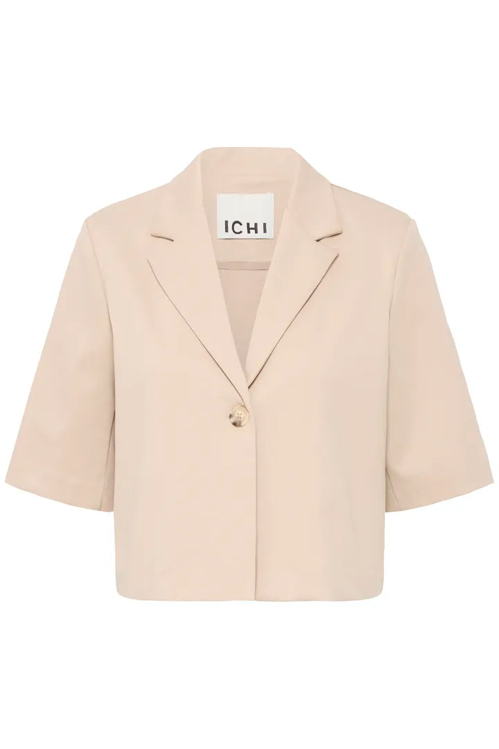 ICHI Kate Sus Cropped Blazer - IHKate BL