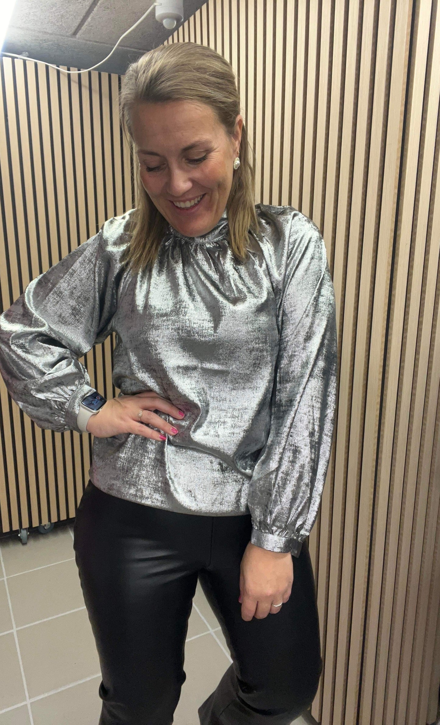 Soaked In Luxury Ronya Sølv Bluse - Sølv