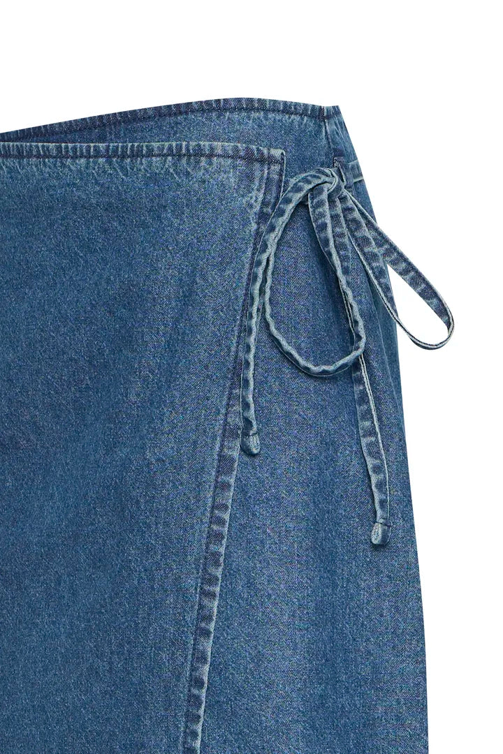 ICHI Dallas Denim Nederdel - IHDallas SK