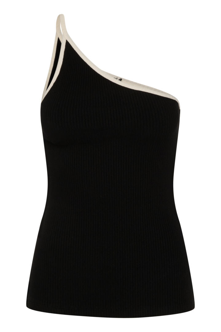 Soaked In Luxury Simone Strap Top - SLSIMONE Black