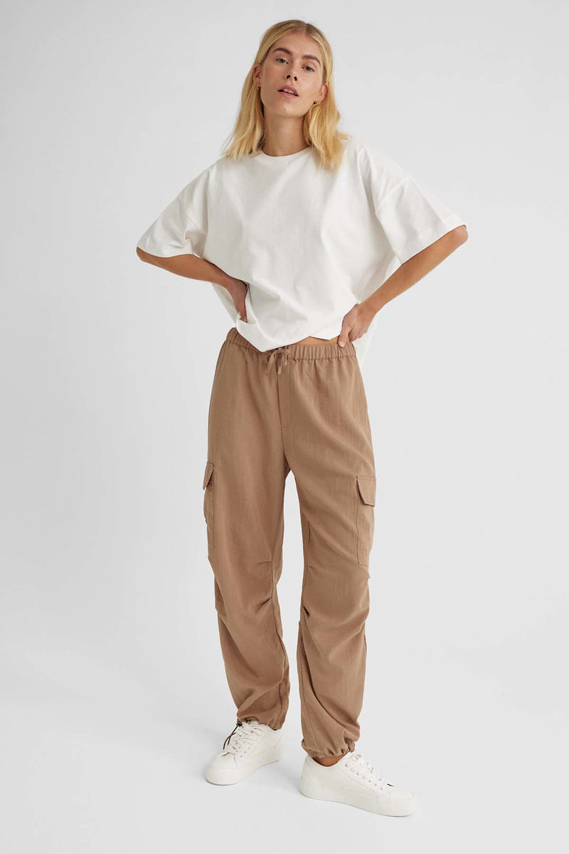 Freequent Everyday Bukser Cargo FQEVERYDAY- PANT - Sand