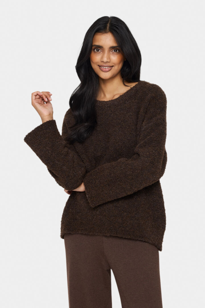 Saint Tropez Gela Strik Pullover - GelaSZ Dark oak