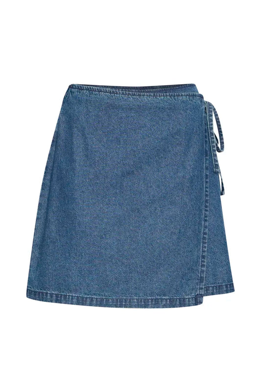 ICHI Dallas Denim Nederdel - IHDallas SK