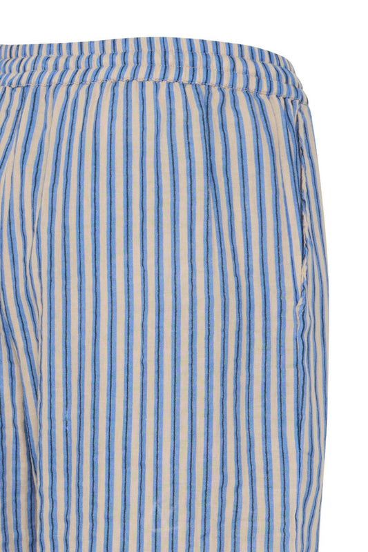 ICHI Foxa Stribede Bukser - ICHI IAFoxa Striped Beach PT