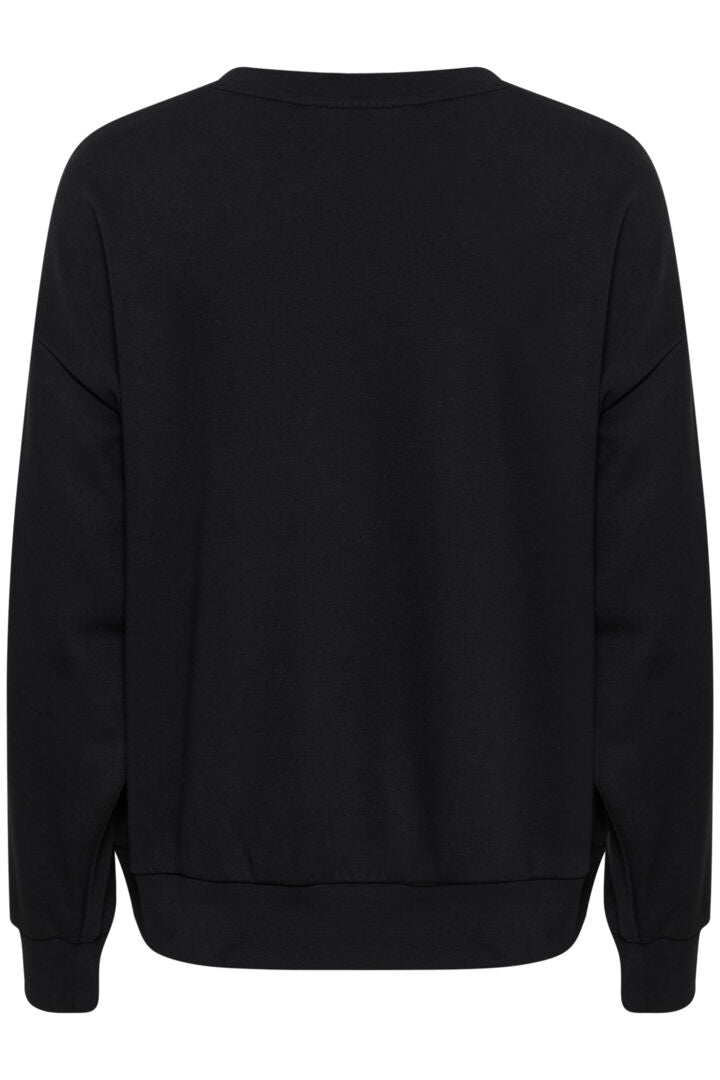 Saint Tropez Inez Sweatshirt Sort - InezSZ