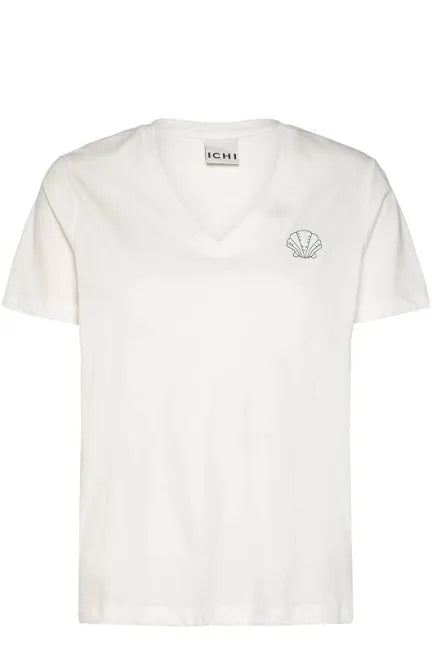 ICHI Camino T-Shirt - IHCamino VS Grøn Musling
