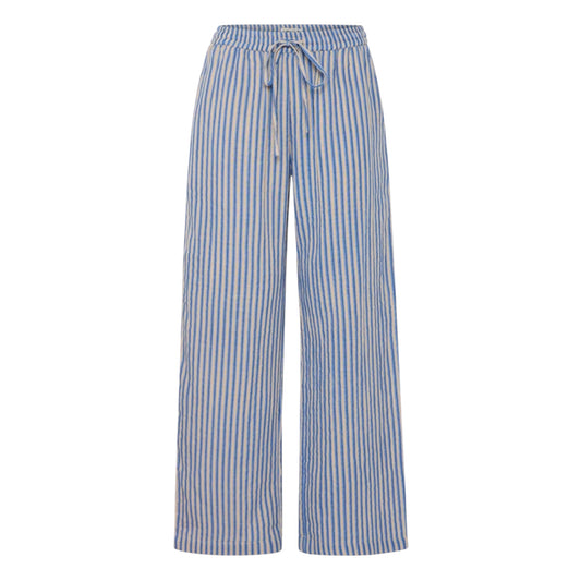 ICHI Foxa Stribede Bukser - ICHI IAFoxa Striped Beach PT