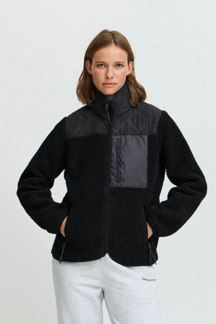 The Jogg Concept Berri Jakke Fleece - JCBerri Jacket Sort