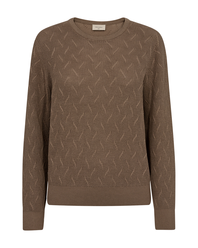 Freequent Dodo Strik Pullover - FQDodo Brun