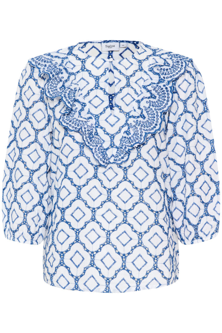 Saint Tropez Ceze Bluse  - Cezesz Dutch Blue