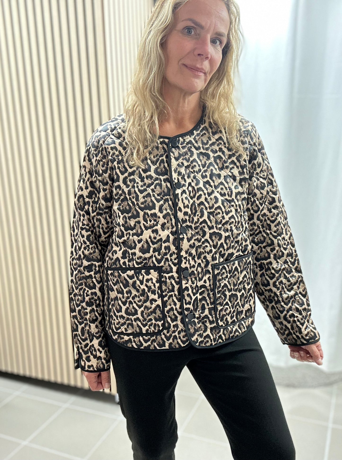 Freequent Fia Leo Jakke - FQFia Leopard