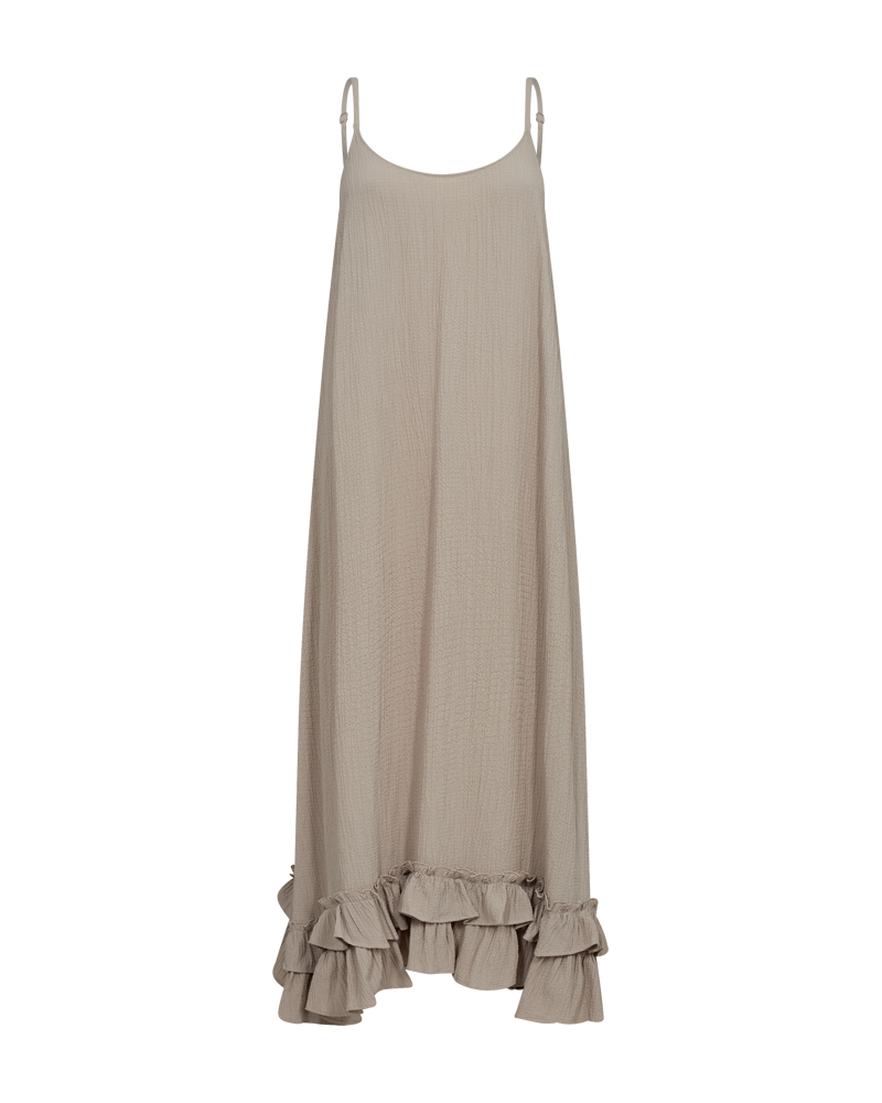 Freequent Amia Strop Kjole - FQAmia Dress Sand