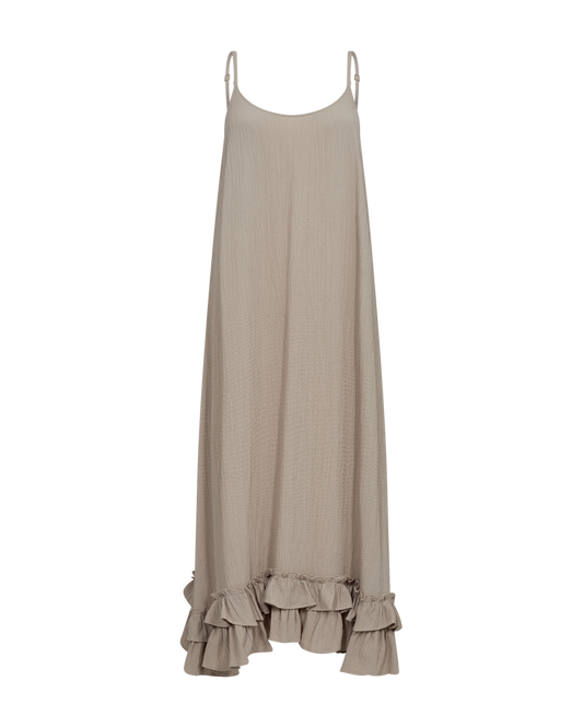Freequent Amia Strop Kjole - FQAmia Dress Sand