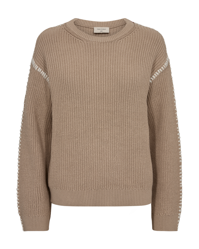 Freequent IPen Strik Pullover - FQIPEN Beige