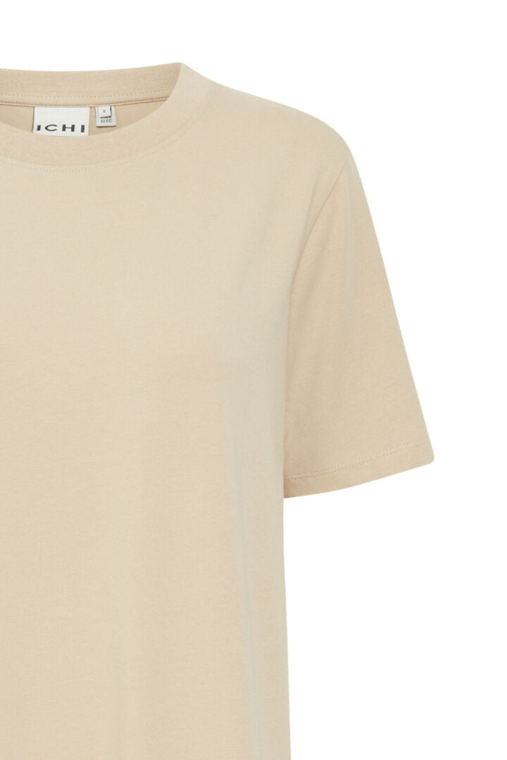 ICHI Neisha T-Shirt Kjole - IHNeisha Sand