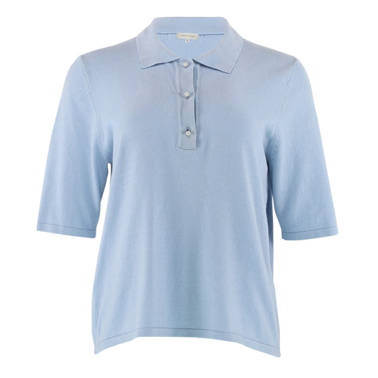 Continue Diane Polo SS - Light Blue