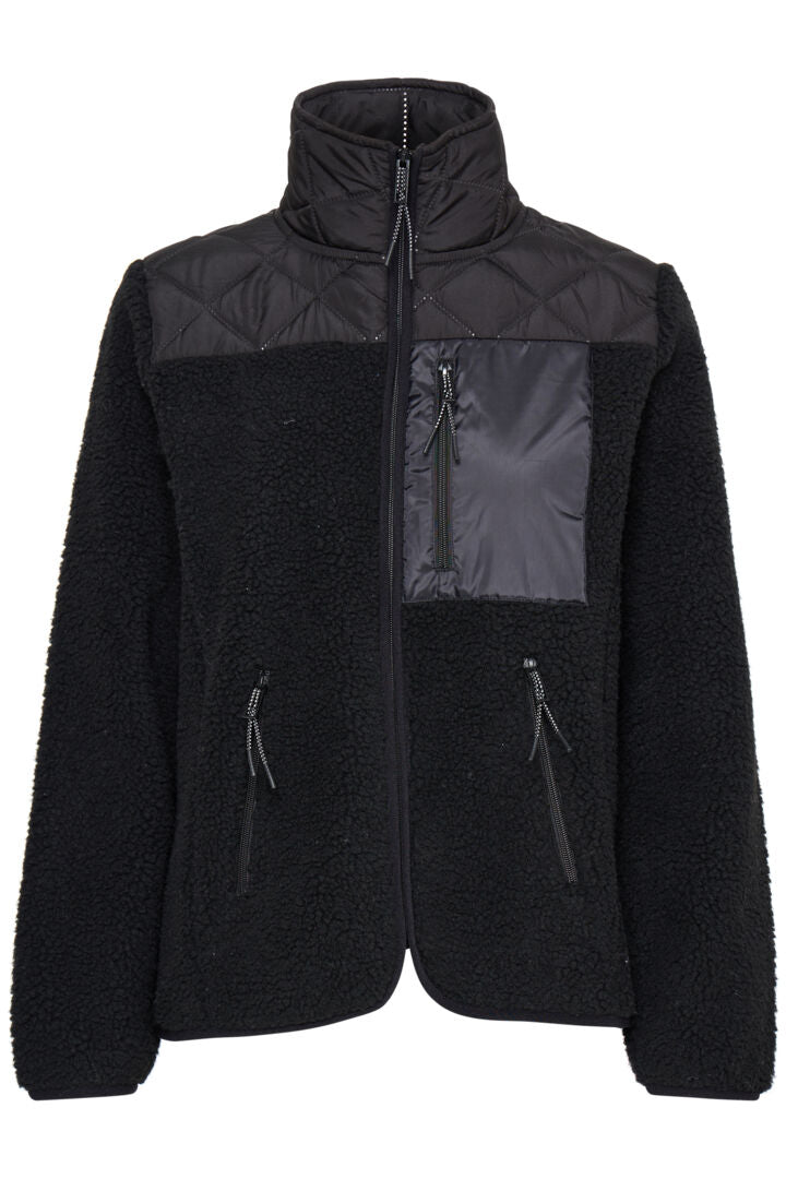 The Jogg Concept Berri Jakke Fleece - JCBerri Jacket Sort