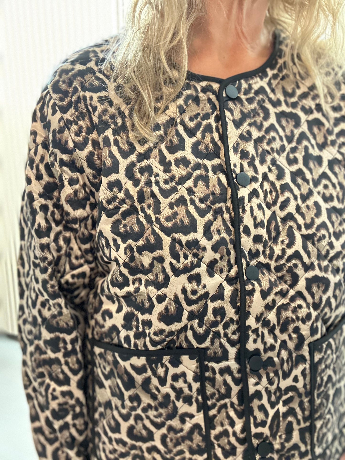 Freequent Fia Leo Jakke - FQFia Leopard