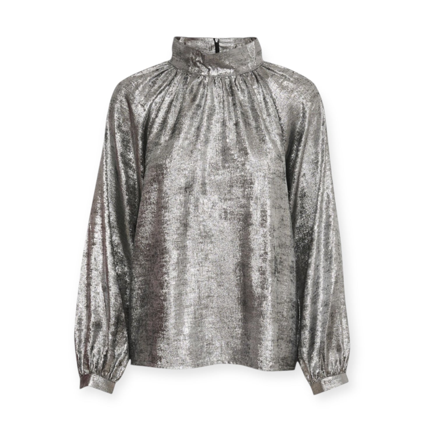 Soaked In Luxury Ronya Sølv Bluse - Sølv Metallic