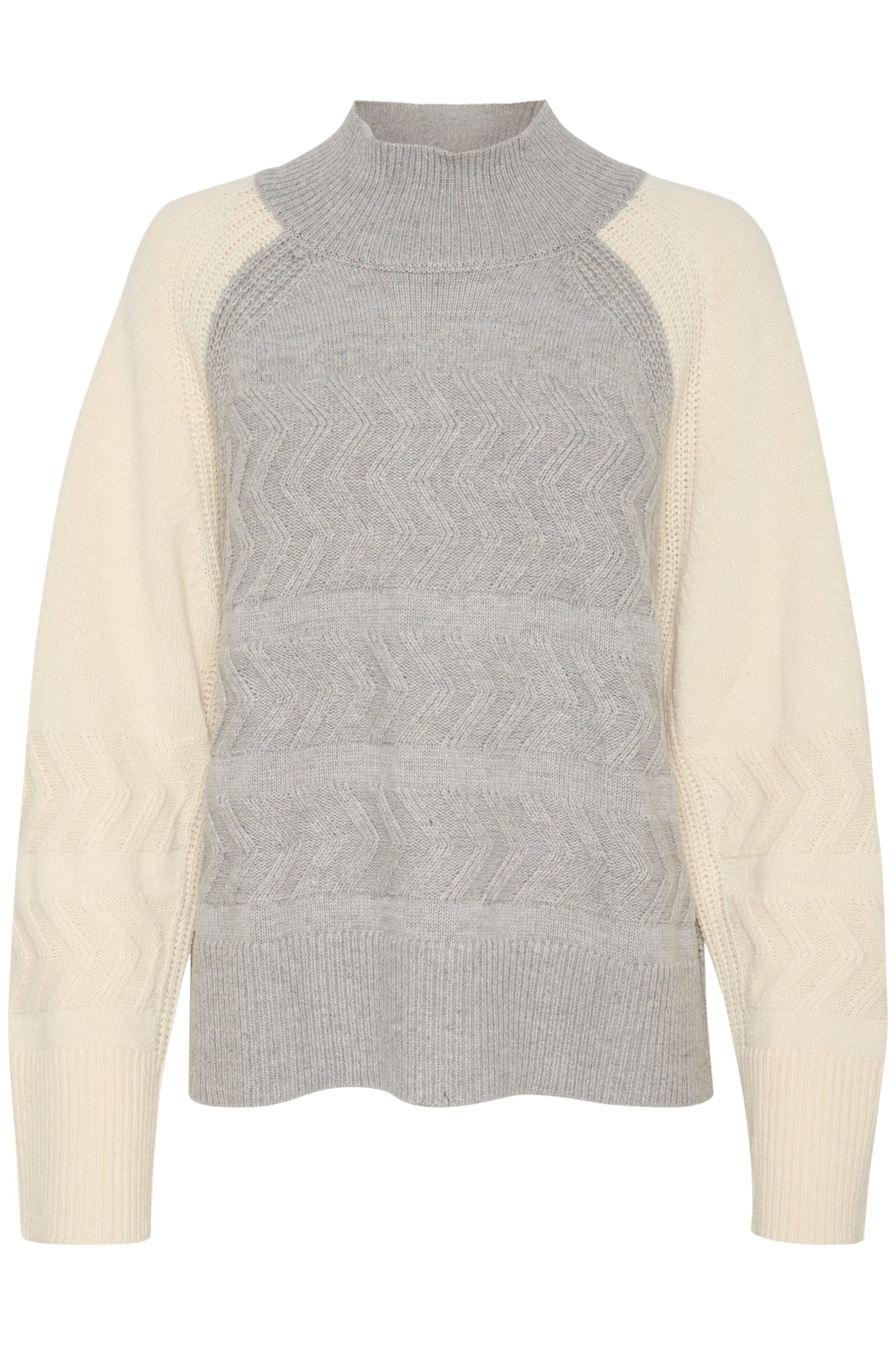 Soaked In Luxury Eliette High Neck Pullover - SLEliette Porpose melang