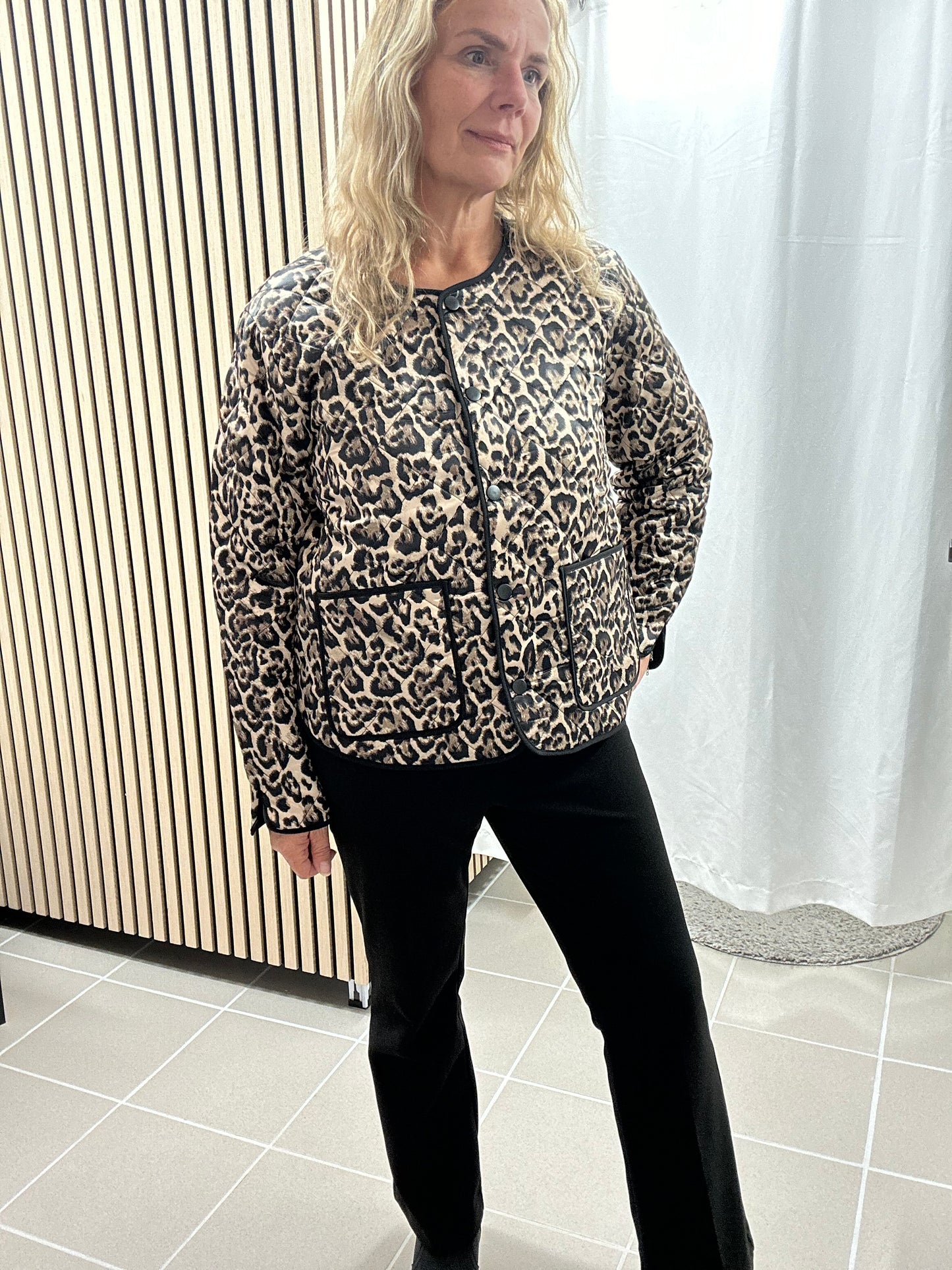 Freequent Fia Leo Jakke - FQFia Leopard