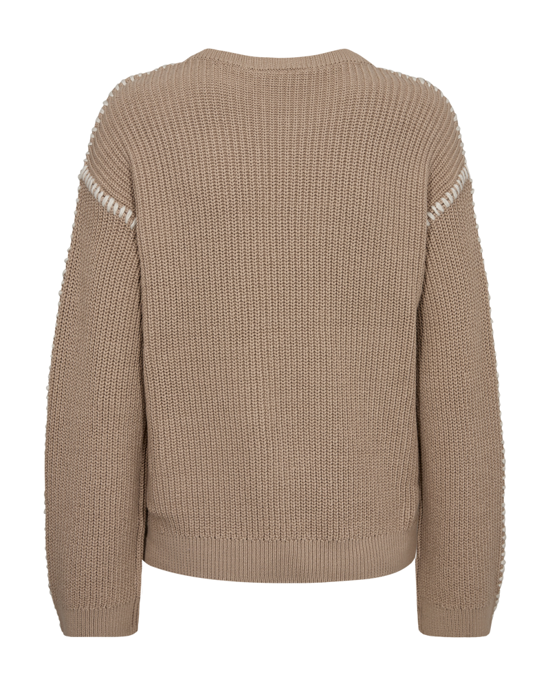 Freequent IPen Strik Pullover - FQIPEN Beige