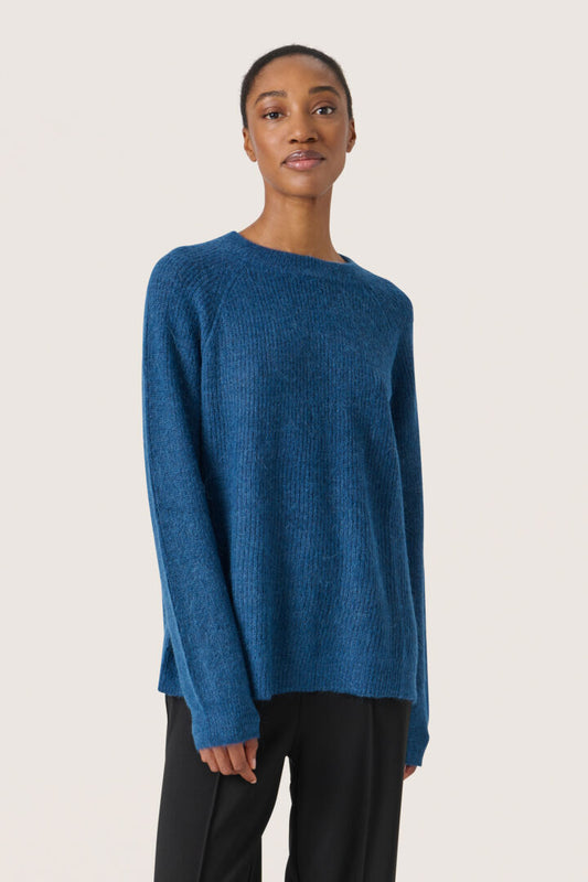 Soaked In Luxury Tuesday Raglan Uld Pullover - SLTuesday LS