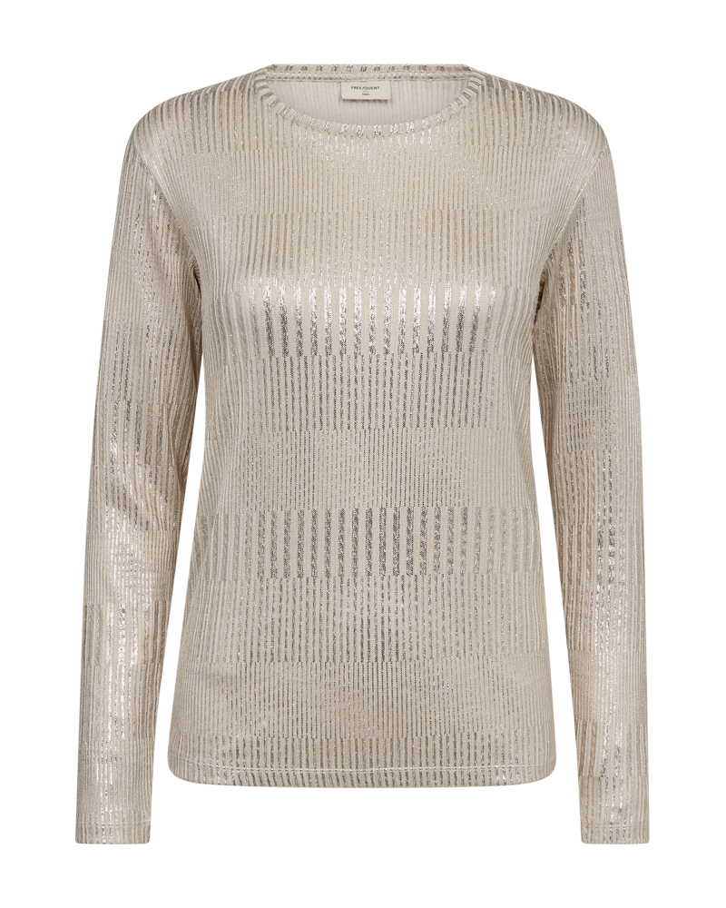 Freequent Matter Bluse - FQMatter Tee Guld