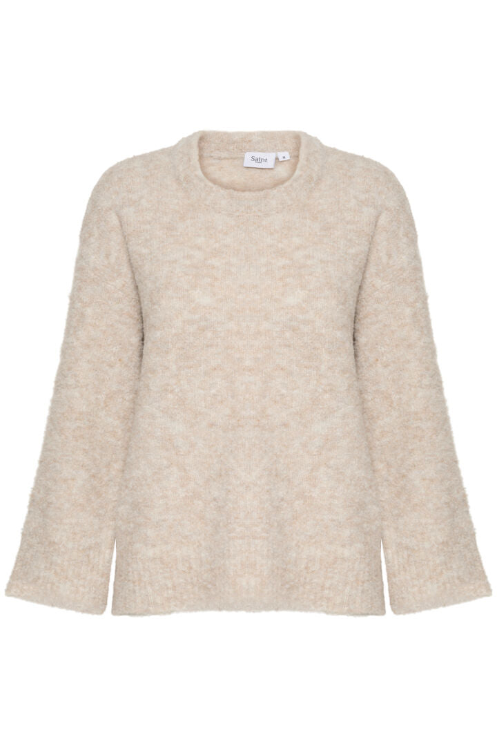 Saint Tropez Gela Strik Pullover - GelaSZ Gray Mom