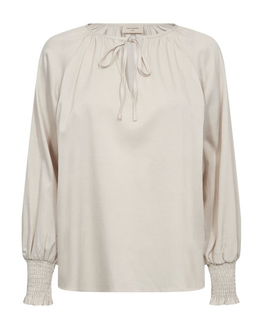 Freequent Bliss Bluse - FQBLISS Beige / Moonbeam