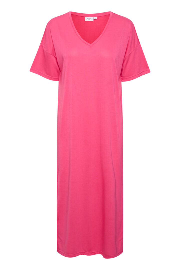 Saint Tropez Ubba T-shirt kjole UBBASZ - Fandango Pink