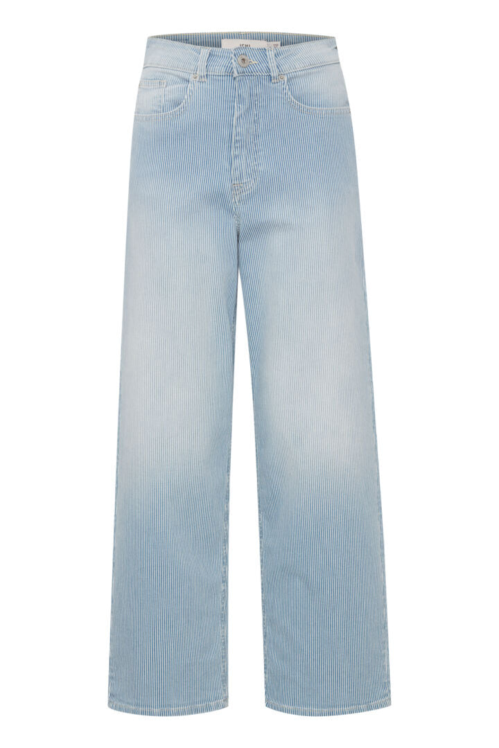ICHI Cilk Denim Jeans med Striber IHCILK -  Stripe