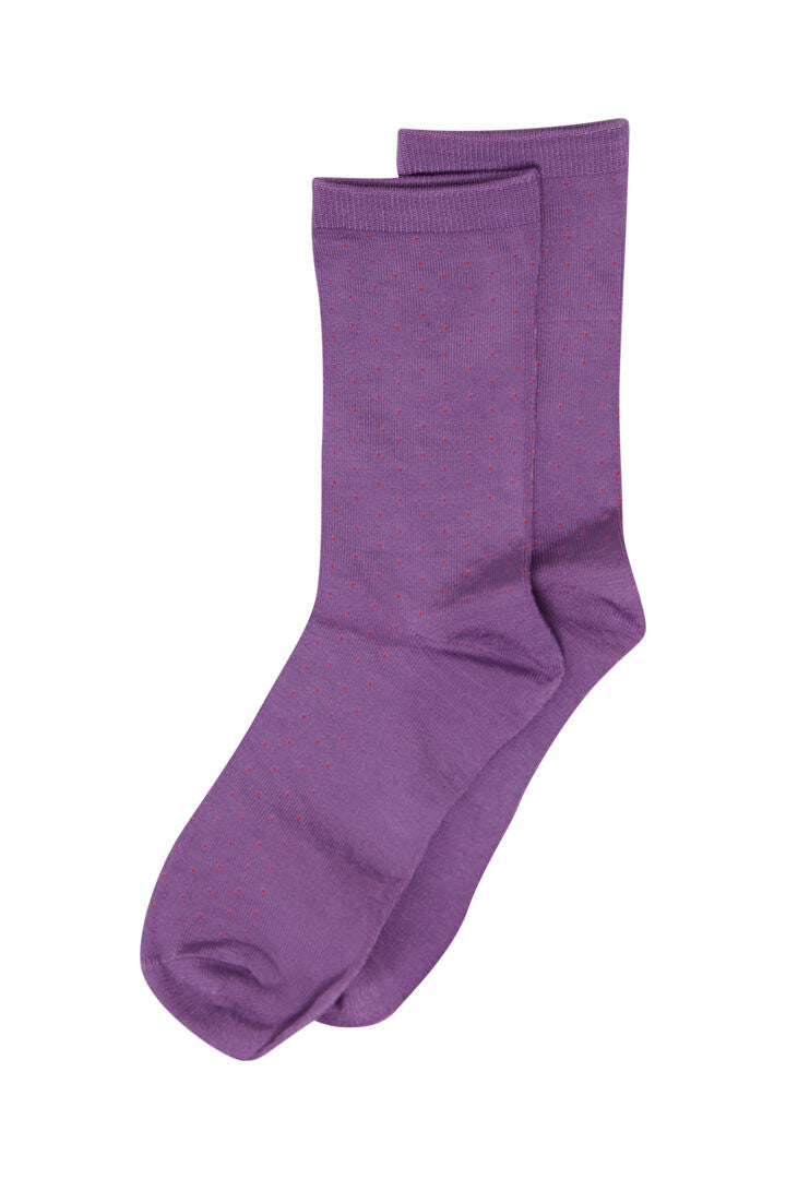 ICHI Fenja strømper onesize - Amaranth purple