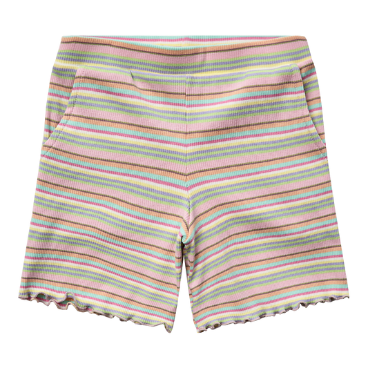 Liberte Natalia Ami Kids Pige Shorts - Multi Mint Stripe