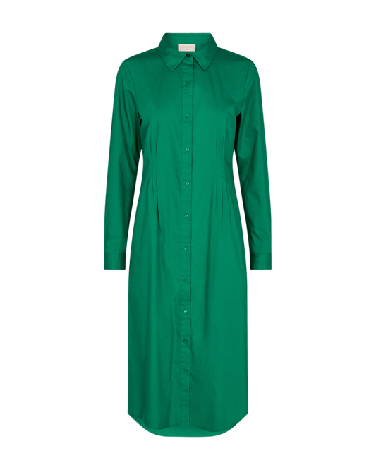 Freequent Emisa grøn skjorte kjole FQEMISA - Pepper green
